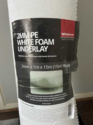 Underlay roll 2mm Woodies