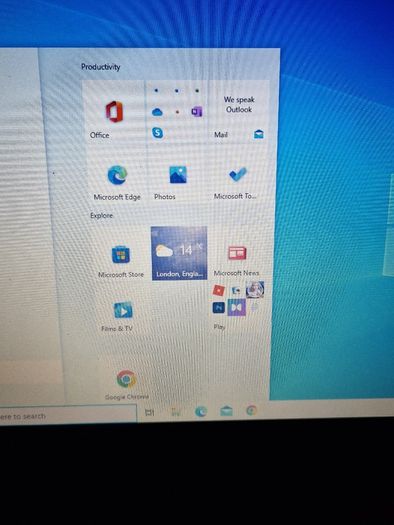 HP Stream, 32GB HDD, 2GB Ram, Windows 10, Blue, in excellent condition