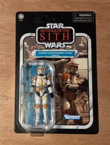 Star Wars Clone Commander Cody (Unpunctured) 3.75 " Scale From The New Vintage Wave New & Unopened