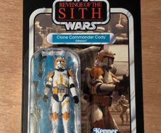 Star Wars Clone Commander Cody (Unpunctured) 3.75 " Scale From The New Vintage Wave New & Unopened