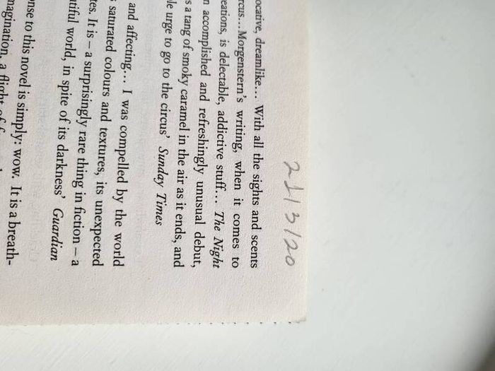 The night circus paperback