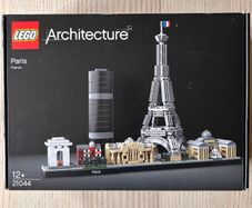 Lego architecture, New York, and Paris skylines