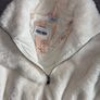 Oh Polly Size M Cream Teddy Fleece Quarter Zip Crop Top BNWT Image 6