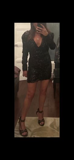 Stunning Rotate black sequence Dress NWT, size 10