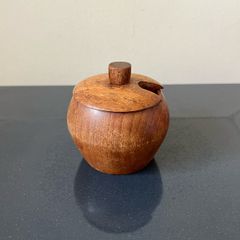 Vintage wooden jar