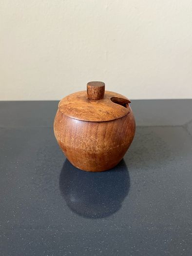 Vintage wooden jar