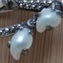 Vintage sterling baby tooth pearl marcasite brooch Image 3