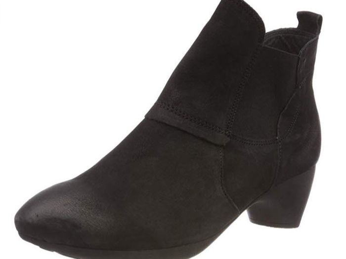 Black ankle boots size 5 by Think!