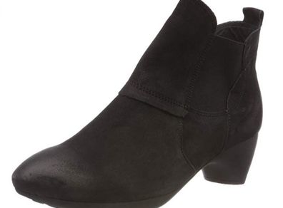 Black ankle boots size 5 by Think!