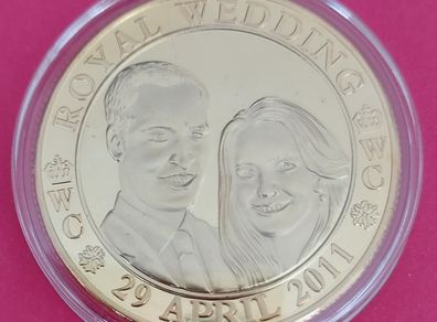 William and Kate Royal Wedding Commemorative Coin