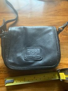 Small leather crossbody handbag bag