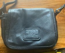 Small leather crossbody handbag bag