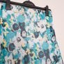 Isle Collection Blue Teal Yellow Floral Print Chiffon A-Line Midi Skirt 10UK/38EU Image 6