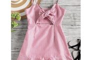 Zara mini dress red and white stripe Size 12