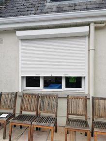 Aluminium Roller Shutters - white