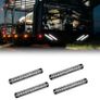 Clear Lens 12LEDSx4 Utility Strip Light Bar Surface Mount for 12V-24V Image 5