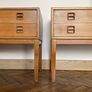 Vintage Swedish side tables  mid century Image 2