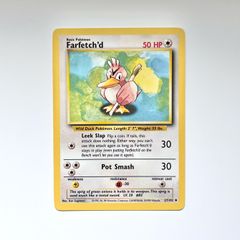 Pokemon Vintage Farfetch'd Card