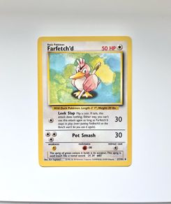 Pokemon Vintage Farfetch'd Card