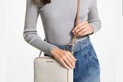 Michael Kors Jet Set Large Logo Crossbody Bag - Vanilla - BNWT RRP 295