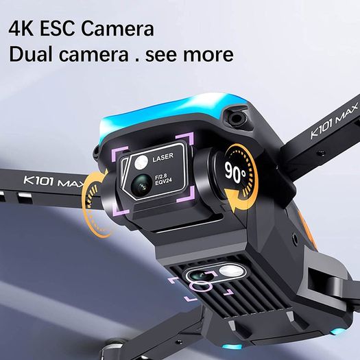 Foldable Drone with 4K HD Camera Three-Sided Obstacle Avoidance Drones 3 Battery