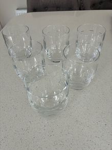 Waterford Crystal John Rocha Tumblers x6