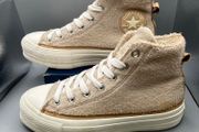 Converse Chuck Taylor All Star Lift Platform Sherpa High Top Trainers