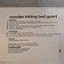 Mothercare Wooden Folding Bed Guard - Only EUR 10! Image 3