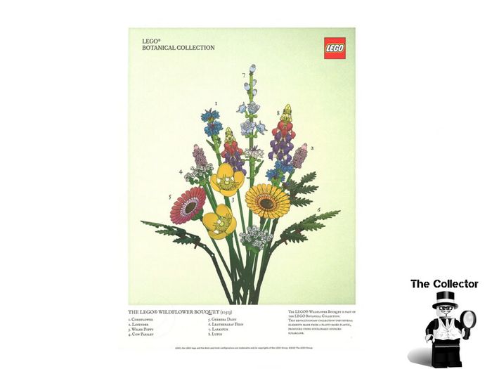 LEGO Botanical Collection Print 2 This Is A Promotional Lego Item You Can Not Buy In Shops New