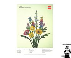 LEGO Botanical Collection Print 2 This Is A Promotional Lego Item You Can Not Buy In Shops New