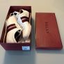 Bally Frenz white perforated leather trainers. Brand new and unused. Retailed at more than five hundred euro new. Original box, dust bag, packing paper and Bally bar code. Bargain! Image 2