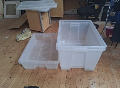 Free Ikea plastic storage boxes