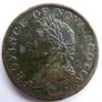 1832 Canada 1/2 Penny Nova Scotia King George Iv Thistle Token Image 2