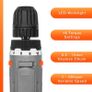 13Pc Cordless Drill Driver 18V/20V-Max Lithium-Ion, Electric Screwdriver, Accessory Kit, LED Work Light, Quick Change Battery & Charger Included (FREE POSTAGE) Image 2
