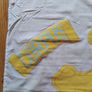 1950s hand painted religious Flag Image 2