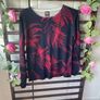 jumper 100% cashmere jumper navy and red size medium Irish design kdk Image 4