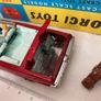 Corgi. Chrysler Imperial 246. With golf cart, driver snd passenger. Car and box are mint condition. Image 8