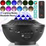 Star Projector Baby Kids Childrens Sleep Cot Aid LED Night Light Galaxy Ocean Wave Lamp Bluetooth Speaker Music w/ Remote Image 2
