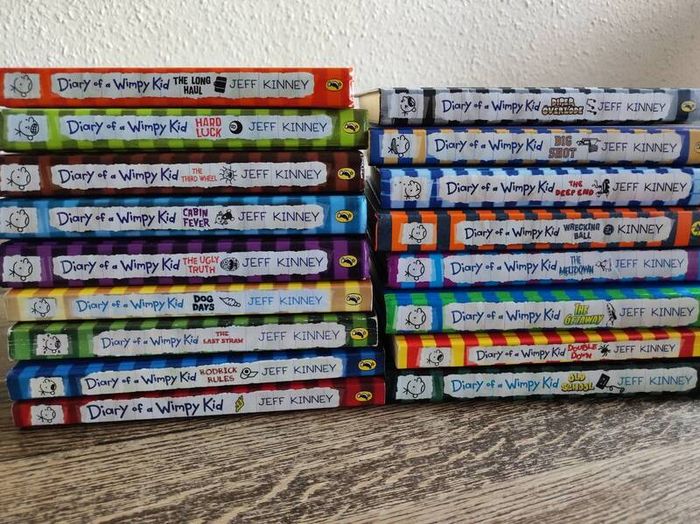 17x Diary of a Wimpy Kid  by Jeff Kinney, Age 9+