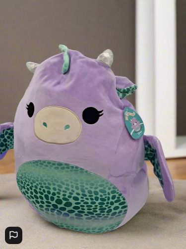 Squishmallows Purple Drow Dragon 50cm