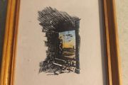 Signed Holy Sckatshe Frmed Pictuer Called He Is Not Here He Is Risen