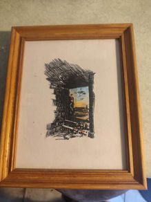 Signed Holy Sckatshe Frmed Pictuer Called He Is Not Here He Is Risen