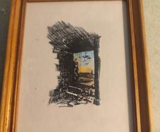 Signed Holy Sckatshe Frmed Pictuer Called He Is Not Here He Is Risen