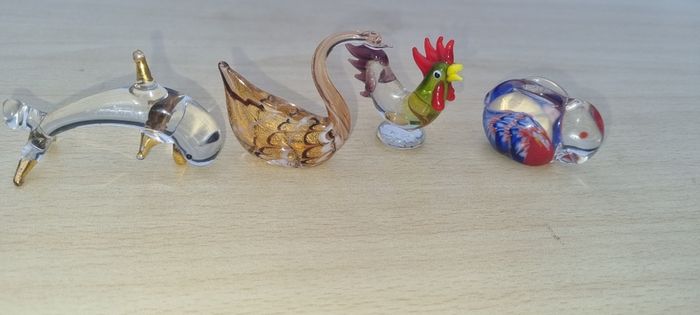 Murano glass small figurines