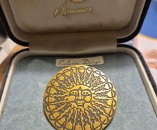 Vintage Sun Brooch