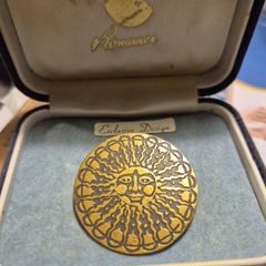 Vintage Sun Brooch