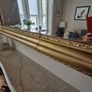 Large Ornate Gold Fireplace Mirror Vintage Style 130cm Image 7
