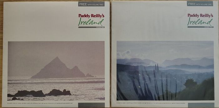 Paddy Reilly's Ireland Volume One & Two 2 x Vinyl LP's (1986) Folk NEAR MINT