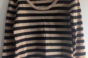 Wool stripped woman cardigan