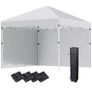 Pop Up Gazebo with 2 Sidewalls 3 x 3m Image 3